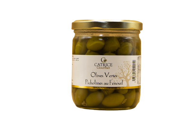 Olives Vertes Picholines Fenouil G Dar Lfakia